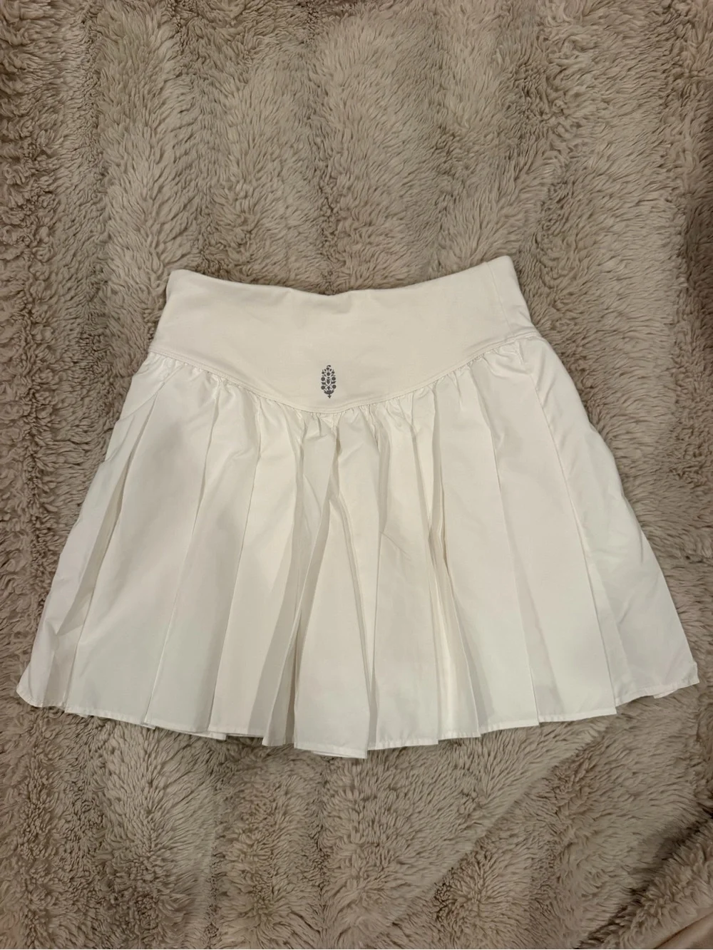 White Pleated Women's Skirt - Classic Tennis Style Free People